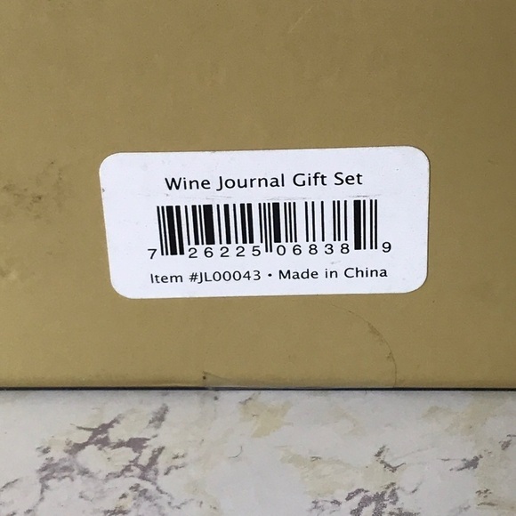 WINE JOURNAL GIFT SET BRAND NEW IN BOX - Picture 8 of 8